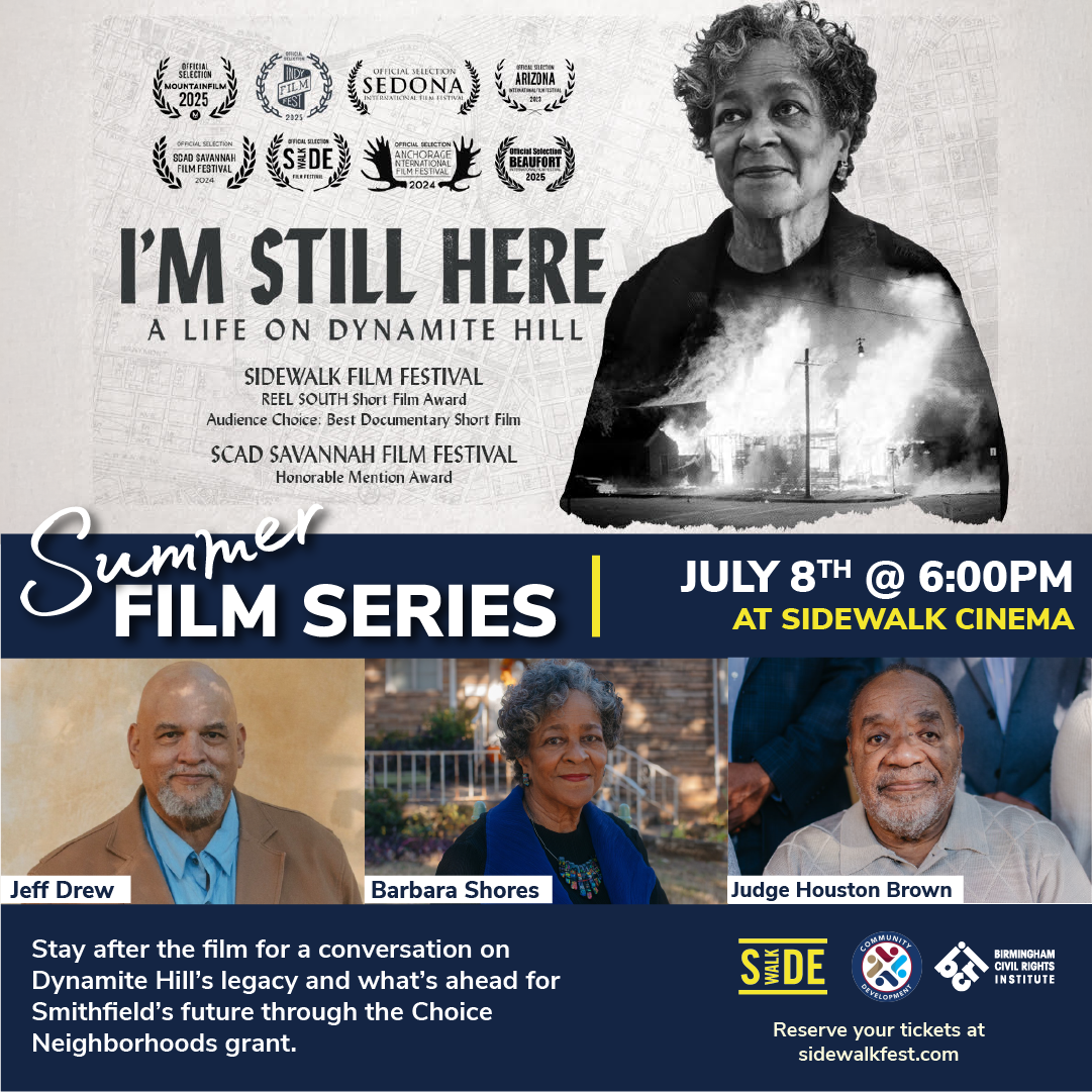 BCRI x Sidewalk Cinema: Summer Film Series – I’m Still Here: A Life on Dynamite Hill + Panel Discussion