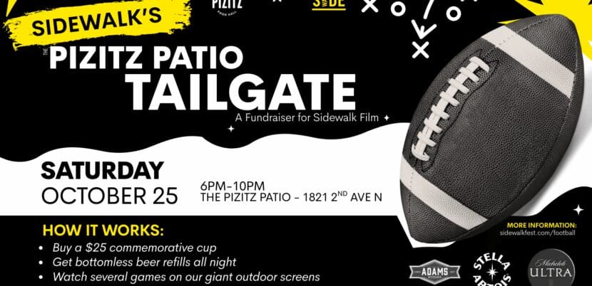 SIDEWALK’S PIZITZ PATIO TAILGATE
